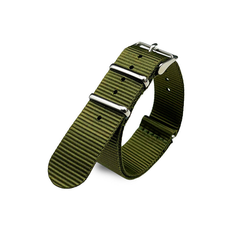 A NATO-style pure nylon watch strap