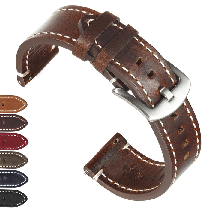 Vintage Oil Wax Leather Strap