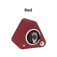 Triangular PU Leather Automatic Watch Winder