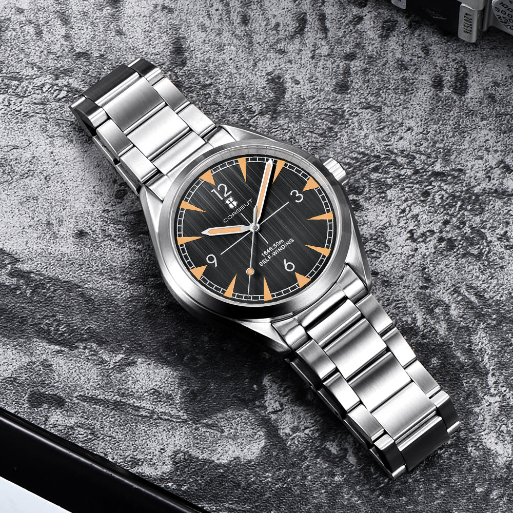 Corgeut 6010 NH35 Movement Sapphire Mirror 100m waterproof