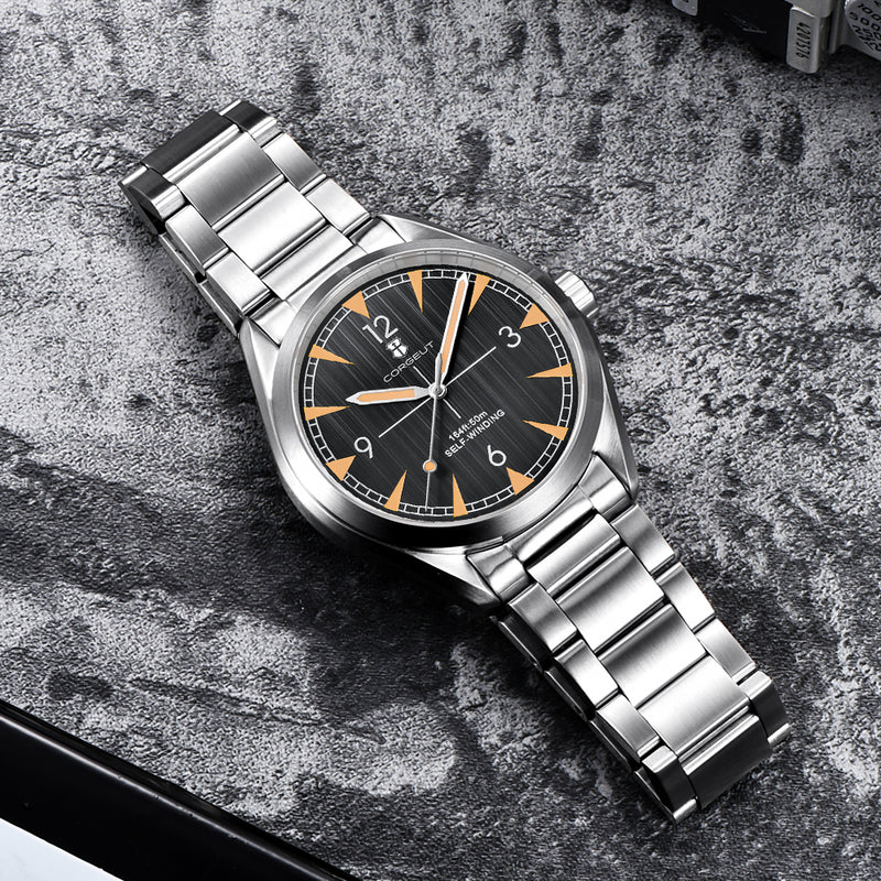 Corgeut 6010 NH35 Movement Sapphire Mirror 100m waterproof