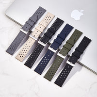 Breathable porous Oxford cloth watch strap
