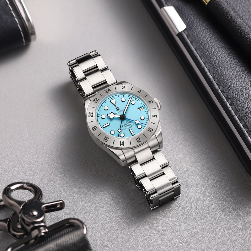 Corgeut 6005 NH35 Movement Sapphire Mirror 200m waterproof