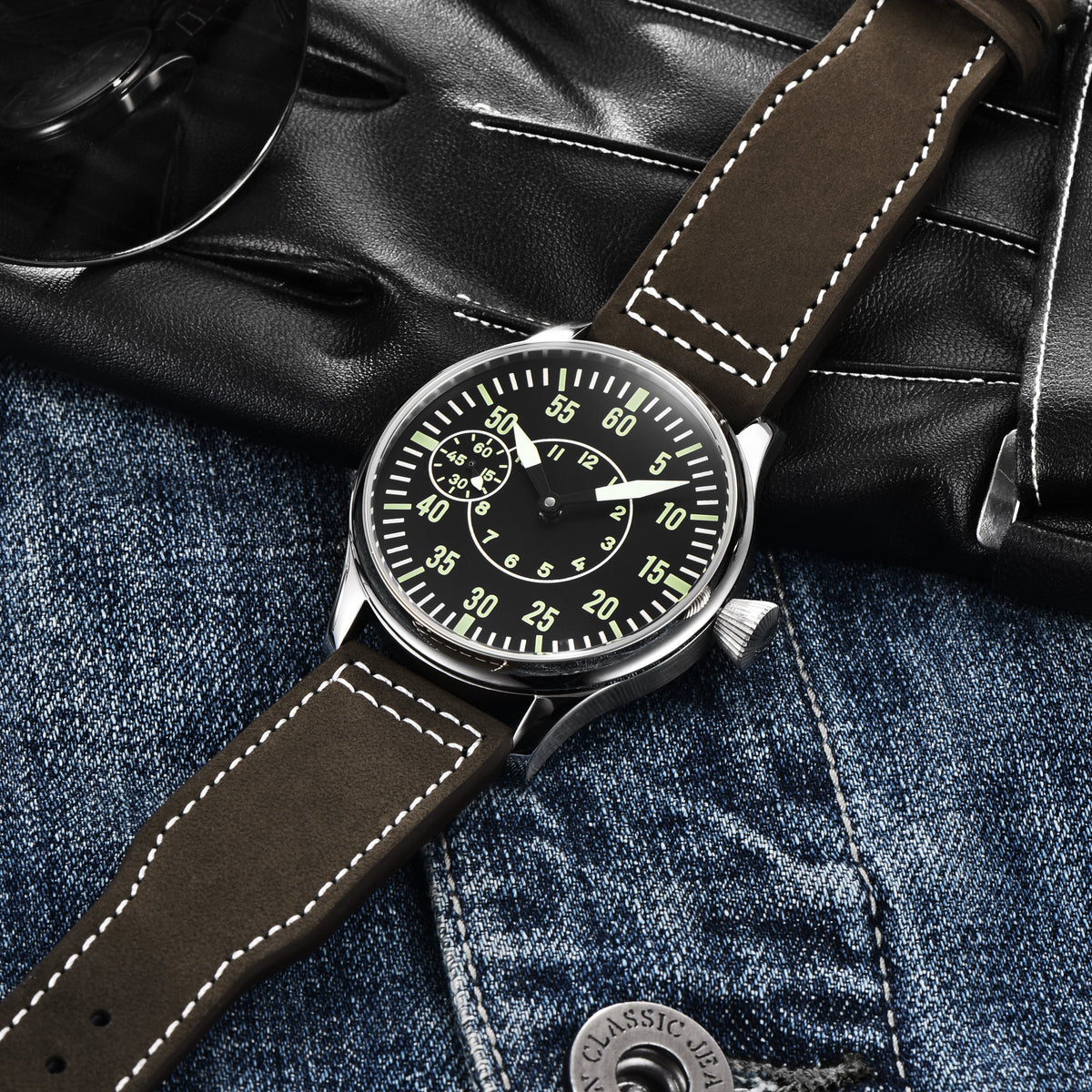 Corgeut 6023 ST3600 Movement Sapphire Mirror 30m waterproof