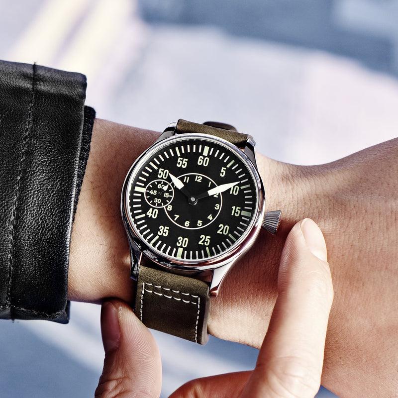 Corgeut 6023 ST3600 Movement Sapphire Mirror 30m waterproof