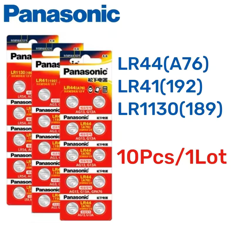 Panasonic LR44 LR41 LR1130 10PCS/LOT