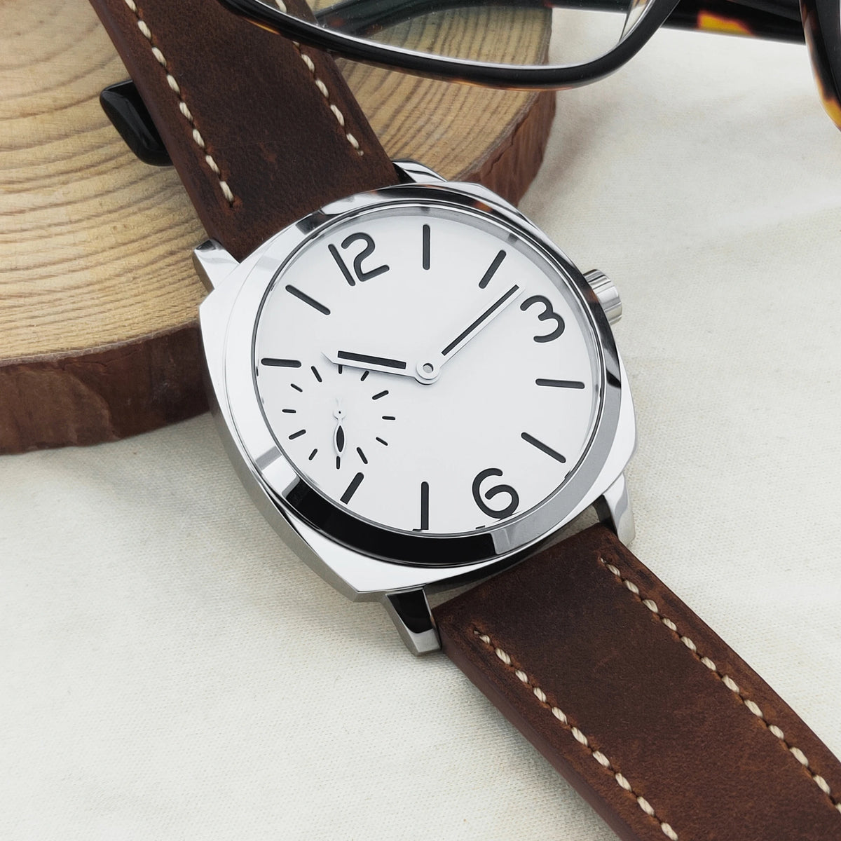 CORGEUT 6029 ST3600 Movement Sapphire Mirror 30m waterproof