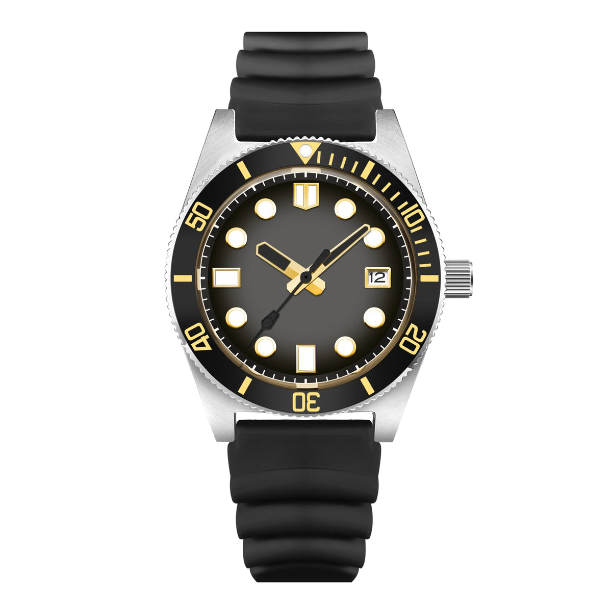 CORGEUT 6020 NH35 Movement Sapphire Mirror 100m waterproof