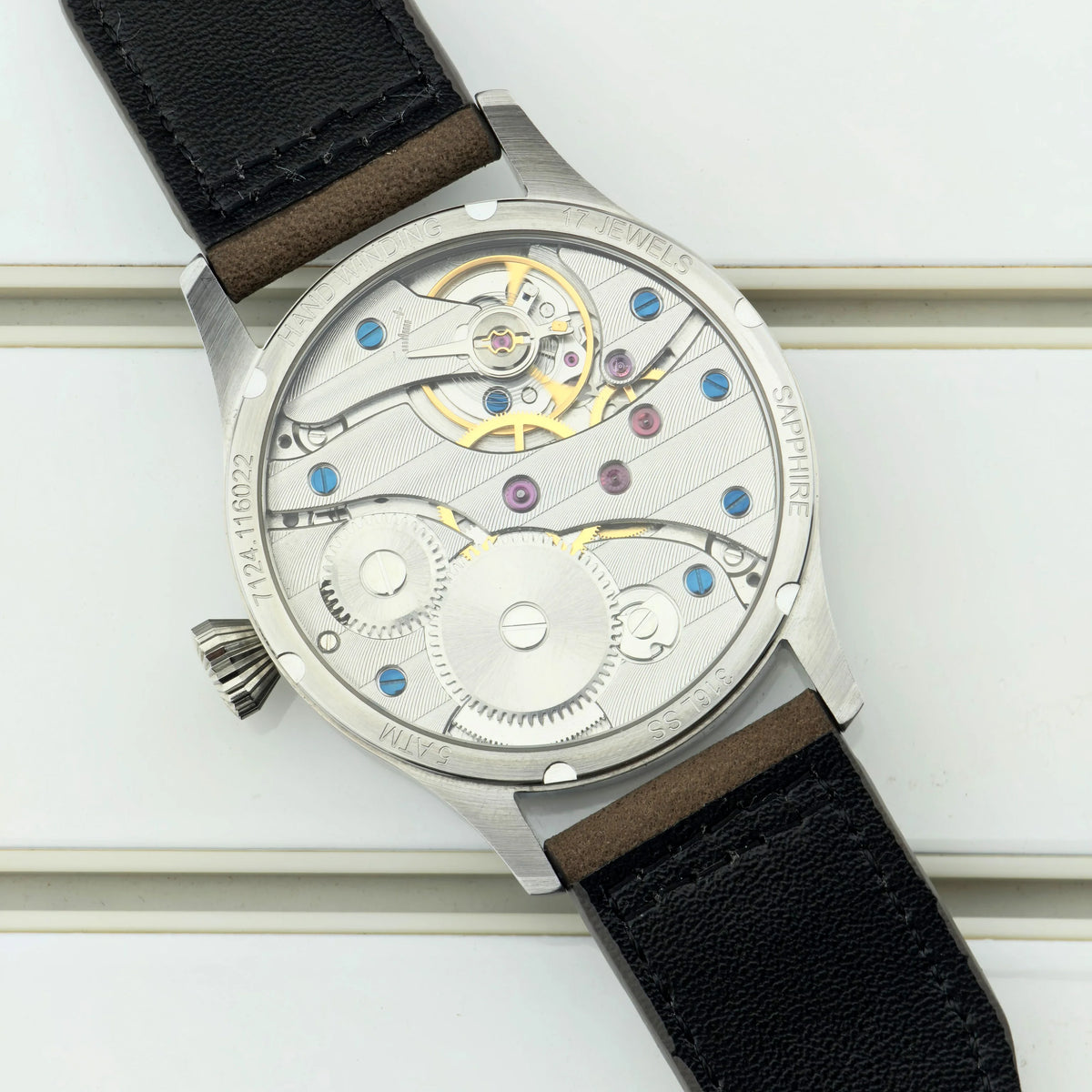 CORGEUT 6022 ST3600 Movement Sapphire Mirror 30m waterproof