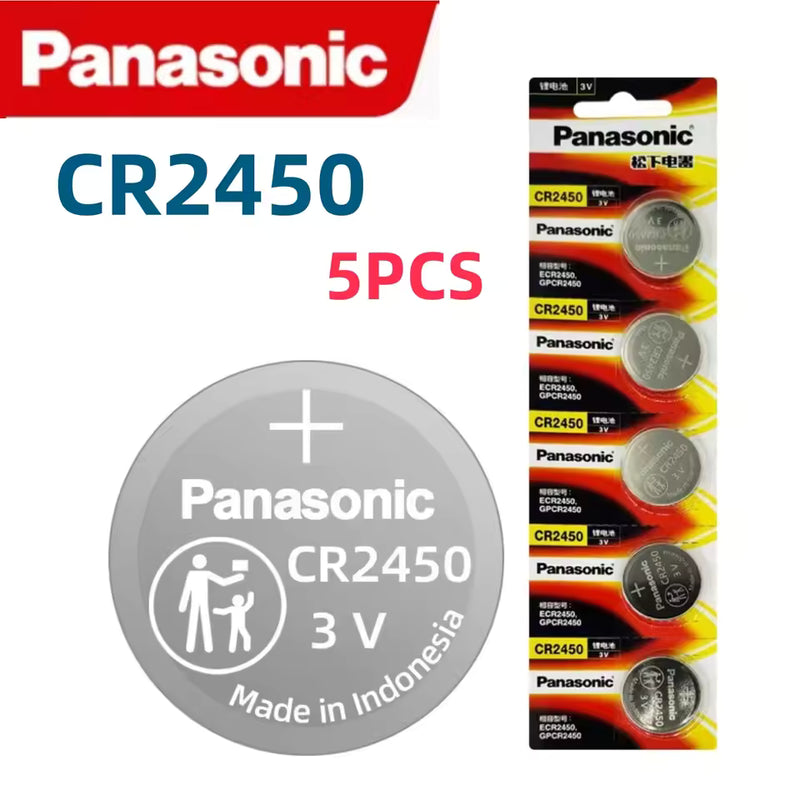 Panasonic CR2450 5PCS/LOT
