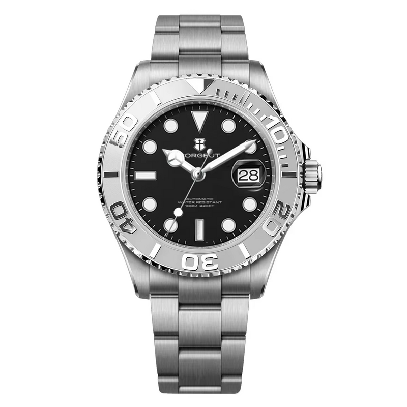 Corgeut 6001 NH35 Movement Sapphire Mirror 100m waterproof