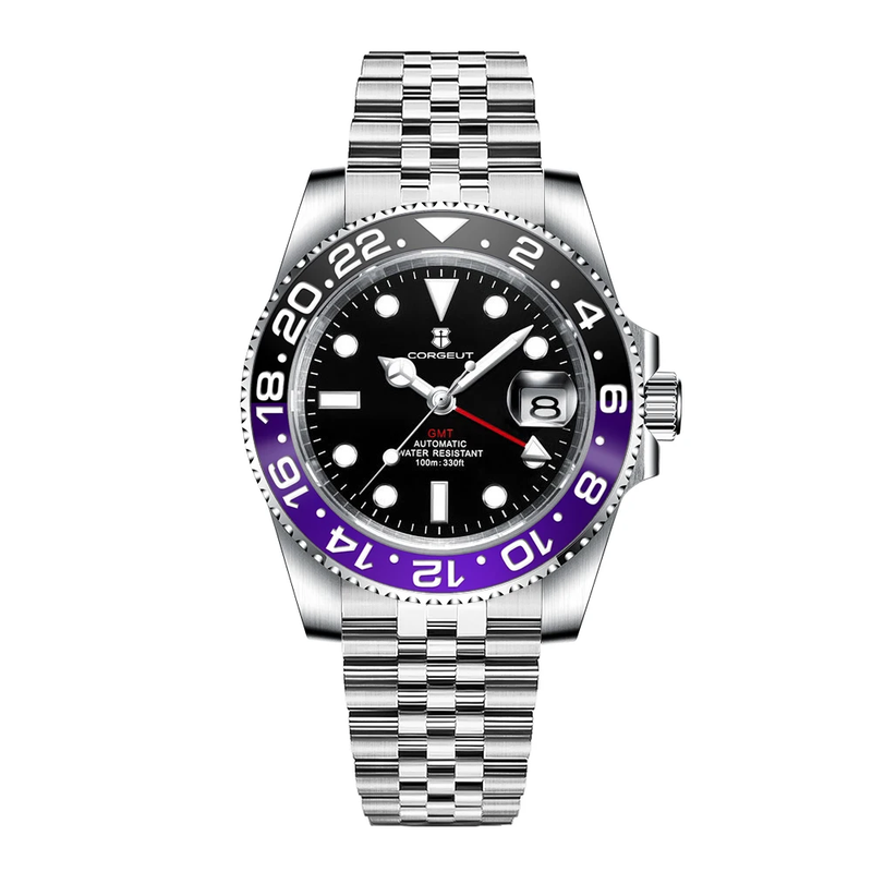 Corgeut 6001 NH34 Movement Sapphire Mirror 100m waterproof