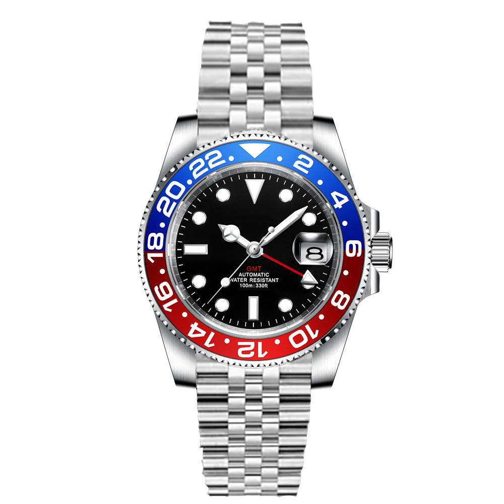 Corgeut 6001 NH34 Movement Sapphire Mirror 100m waterproof