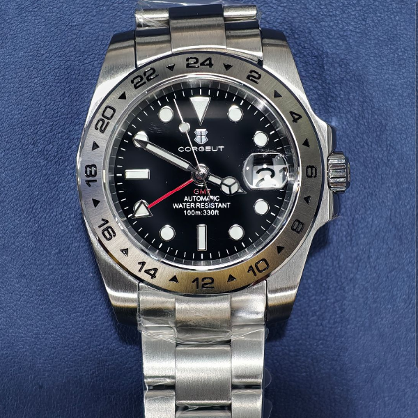 Corgeut 6001 NH34 Movement Sapphire Mirror 100m waterproof