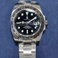 Corgeut 6001 NH34 Movement Sapphire Mirror 100m waterproof