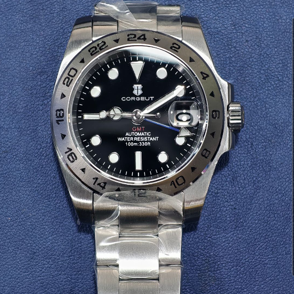 Corgeut 6001 NH34 Movement Sapphire Mirror 100m waterproof