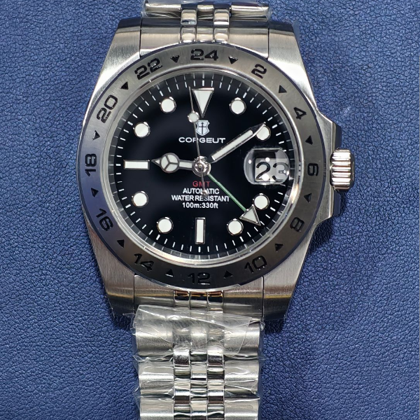 Corgeut 6001 NH34 Movement Sapphire Mirror 100m waterproof