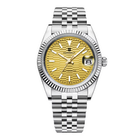 Corgeut 6002 NH35 Movement Sapphire Mirror 100m waterproof