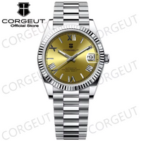 Corgeut 6002 NH35 Movement Sapphire Mirror 100m waterproof