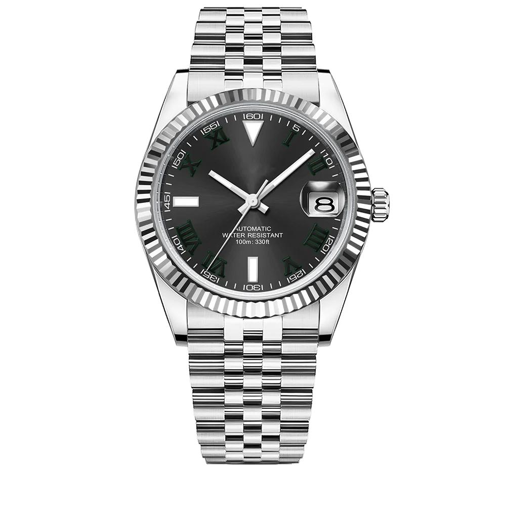 Corgeut 6002 NH35 Movement Sapphire Mirror 100m waterproof