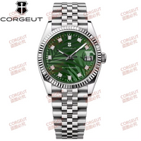Corgeut 6002 NH35 Movement Sapphire Mirror 100m waterproof