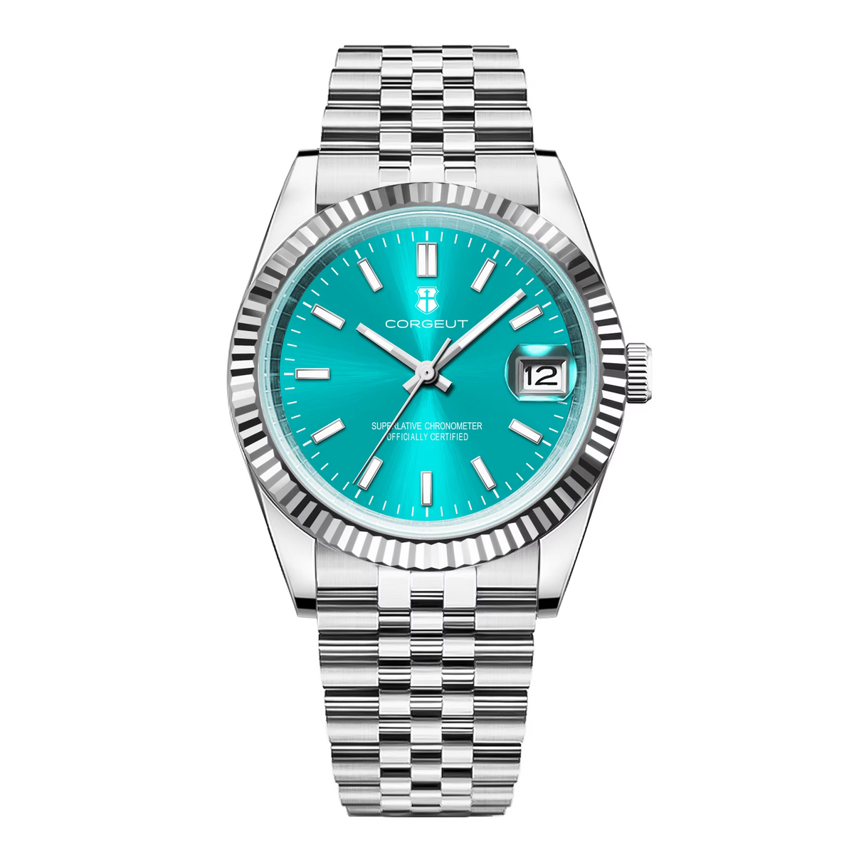 Corgeut 6002 NH35 Movement Sapphire Mirror 100m waterproof