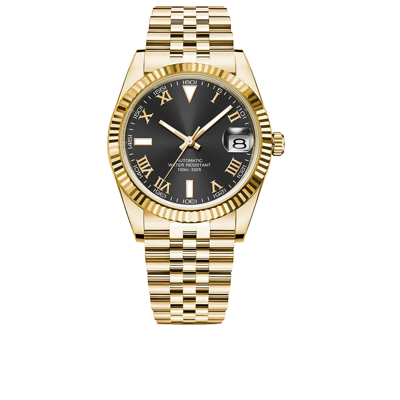 Corgeut 6002 NH35 Movement Sapphire Mirror 100m waterproof