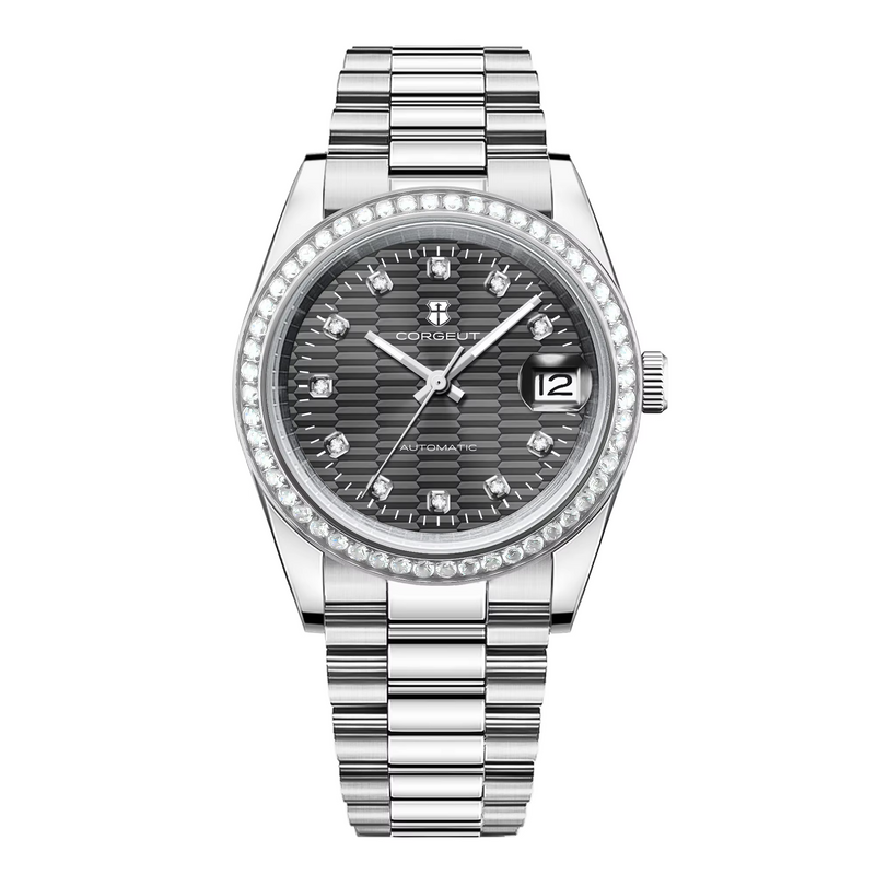 Corgeut 6002 NH35 Movement Sapphire Mirror 100m waterproof