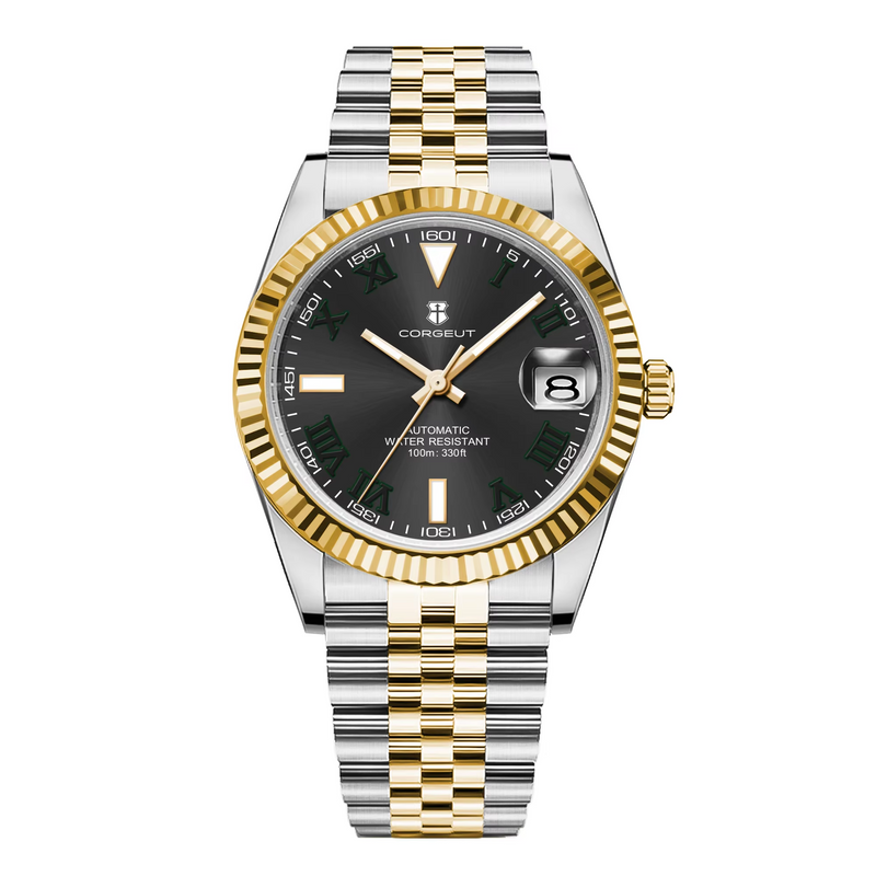 Corgeut 6002 NH35 Movement Sapphire Mirror 100m waterproof