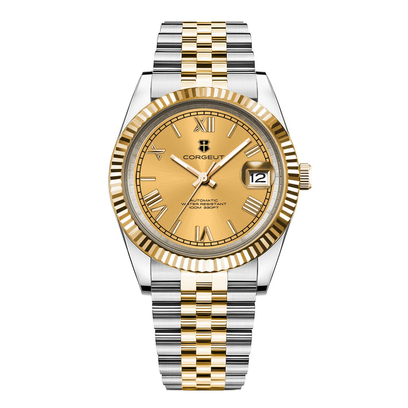 Corgeut 6002 NH35 Movement Sapphire Mirror 100m waterproof