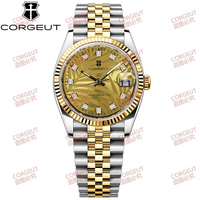 Corgeut 6002 NH35 Movement Sapphire Mirror 100m waterproof