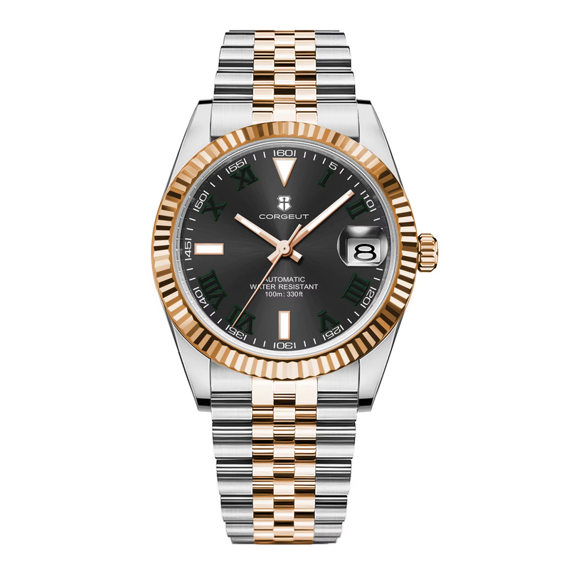 Corgeut 6002 NH35 Movement Sapphire Mirror 100m waterproof