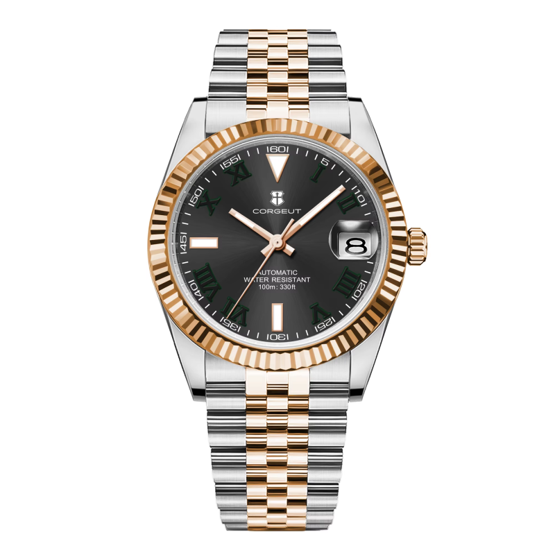 Corgeut 6002 NH35 Movement Sapphire Mirror 100m waterproof