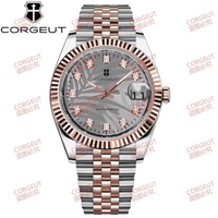 Corgeut 6002 NH35 Movement Sapphire Mirror 100m waterproof