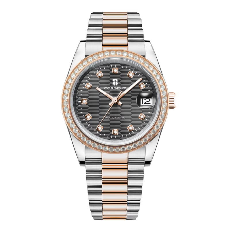 Corgeut 6002 NH35 Movement Sapphire Mirror 100m waterproof