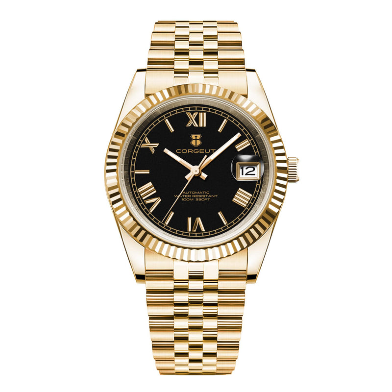 Corgeut 6002 NH35 Movement Sapphire Mirror 100m waterproof