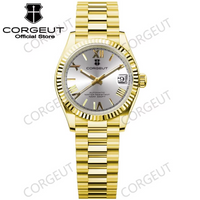 Corgeut 6002 NH35 Movement Sapphire Mirror 100m waterproof