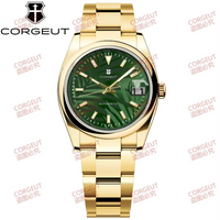 Corgeut 6002 NH35 Movement Sapphire Mirror 100m waterproof