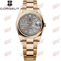 Corgeut 6002 NH35 Movement Sapphire Mirror 100m waterproof