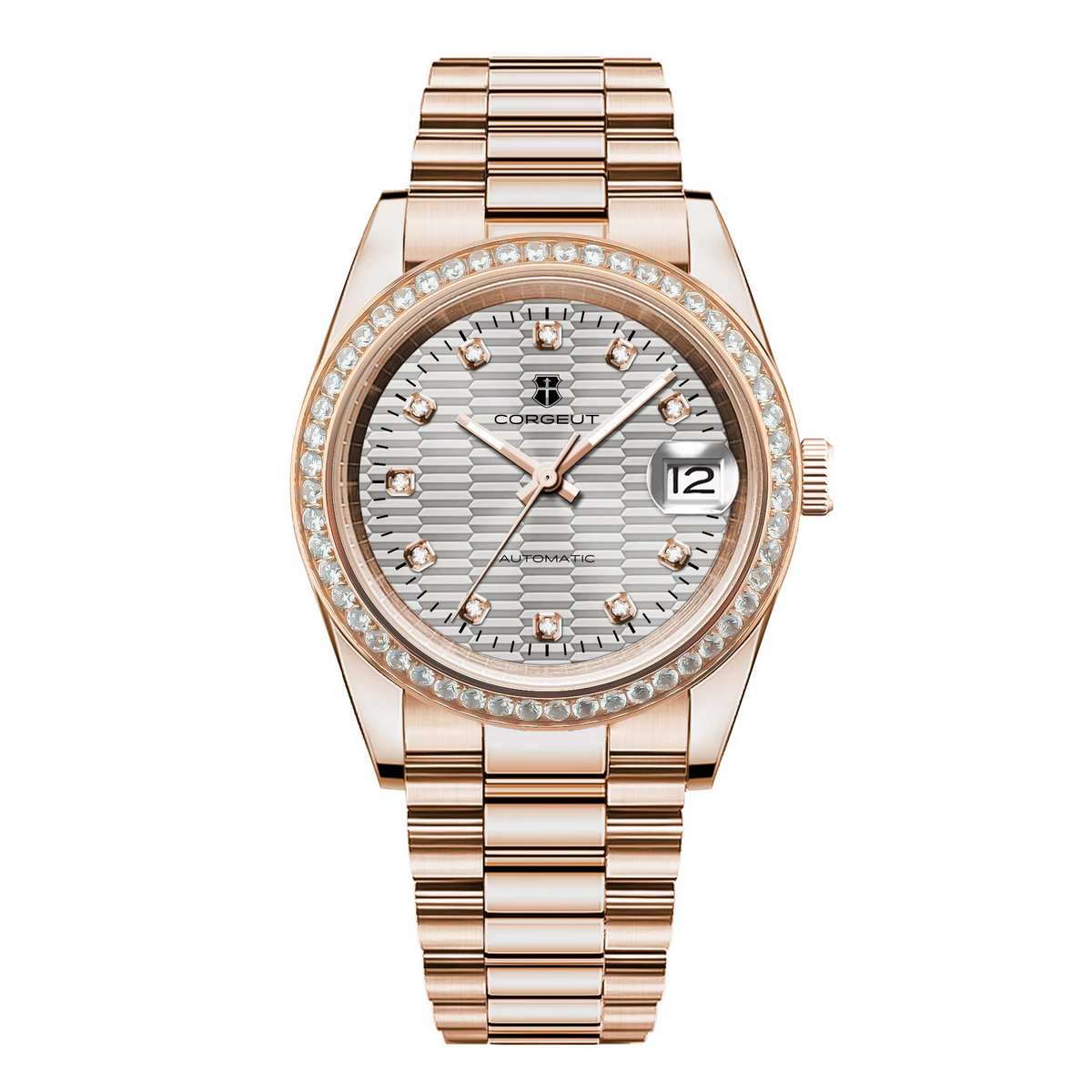 Corgeut 6002 NH35 Movement Sapphire Mirror 100m waterproof