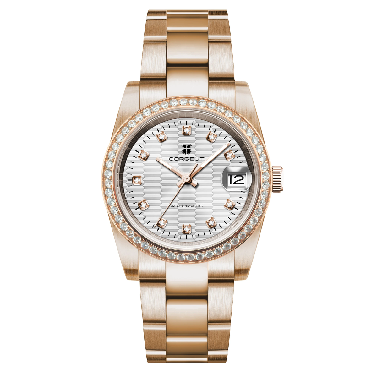 Corgeut 6002 NH35 Movement Sapphire Mirror 100m waterproof