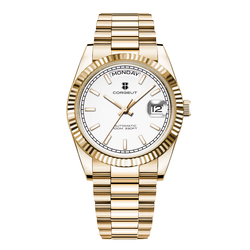 Corgeut 6002 NH36 Movement Sapphire Mirror 100m waterproof