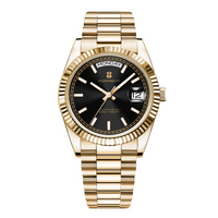 Corgeut 6002 NH36 Movement Sapphire Mirror 100m waterproof