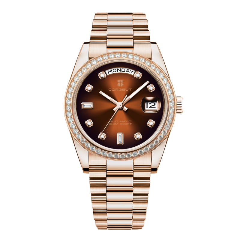 Corgeut 6002 NH36 Movement Sapphire Mirror 100m waterproof