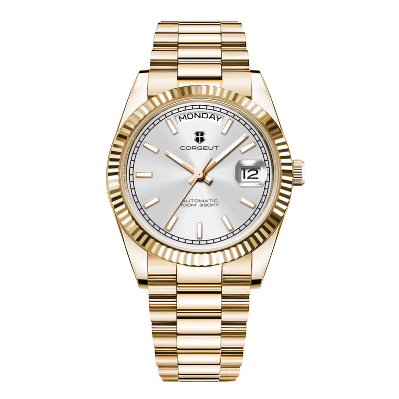 Corgeut 6002 NH36 Movement Sapphire Mirror 100m waterproof