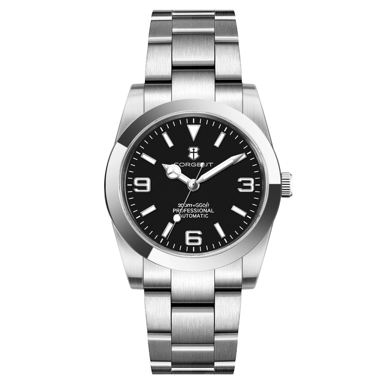 Corgeut 6002 NH35 Movement Sapphire Mirror 100m waterproof