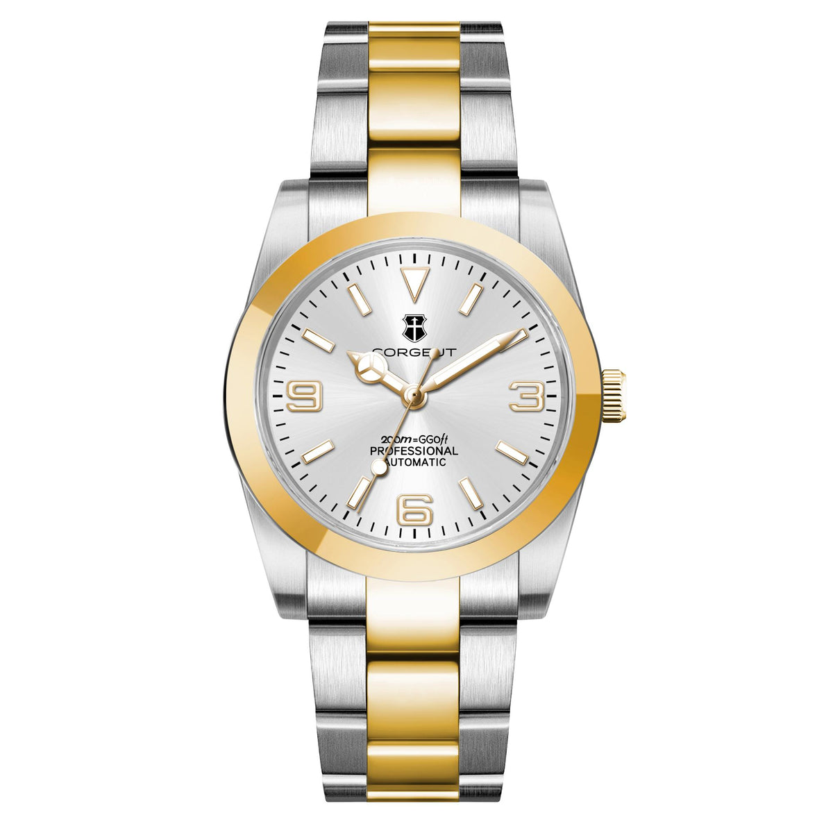 Corgeut 6002L NH35 Movement Sapphire Mirror 200m waterproof