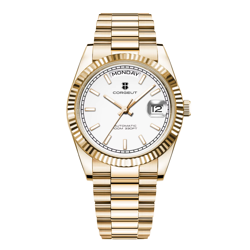 Corgeut 6002L ST1644 Movement Sapphire Mirror 200m waterproof