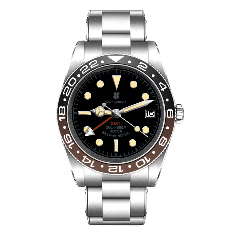 Corgeut 6003 NH35 Movement Sapphire Mirror 200m waterproof