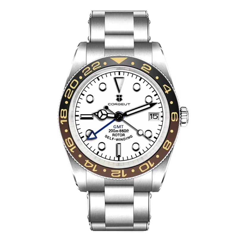 Corgeut 6003 NH35 Movement Sapphire Mirror 200m waterproof